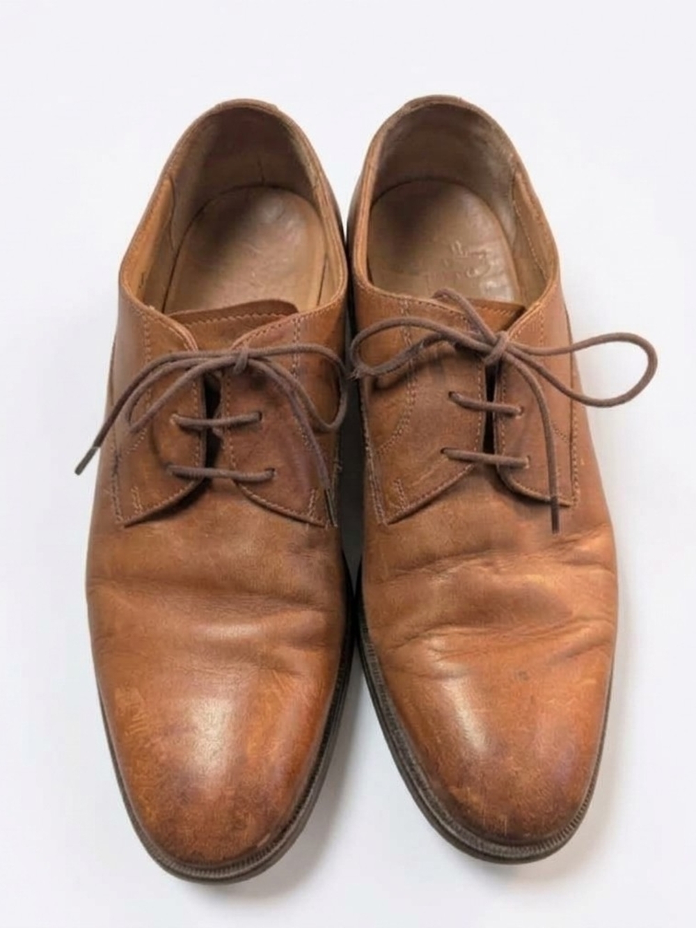 Ted Baker Tan Brown Leather Derby Shoes Kampten 9